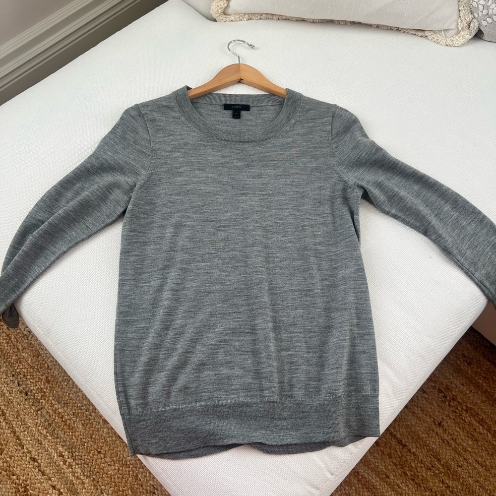 Gray Long Sleeve Sweater